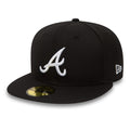Atlanta Braves Essential Black 59FIFTY Cap-klyvox