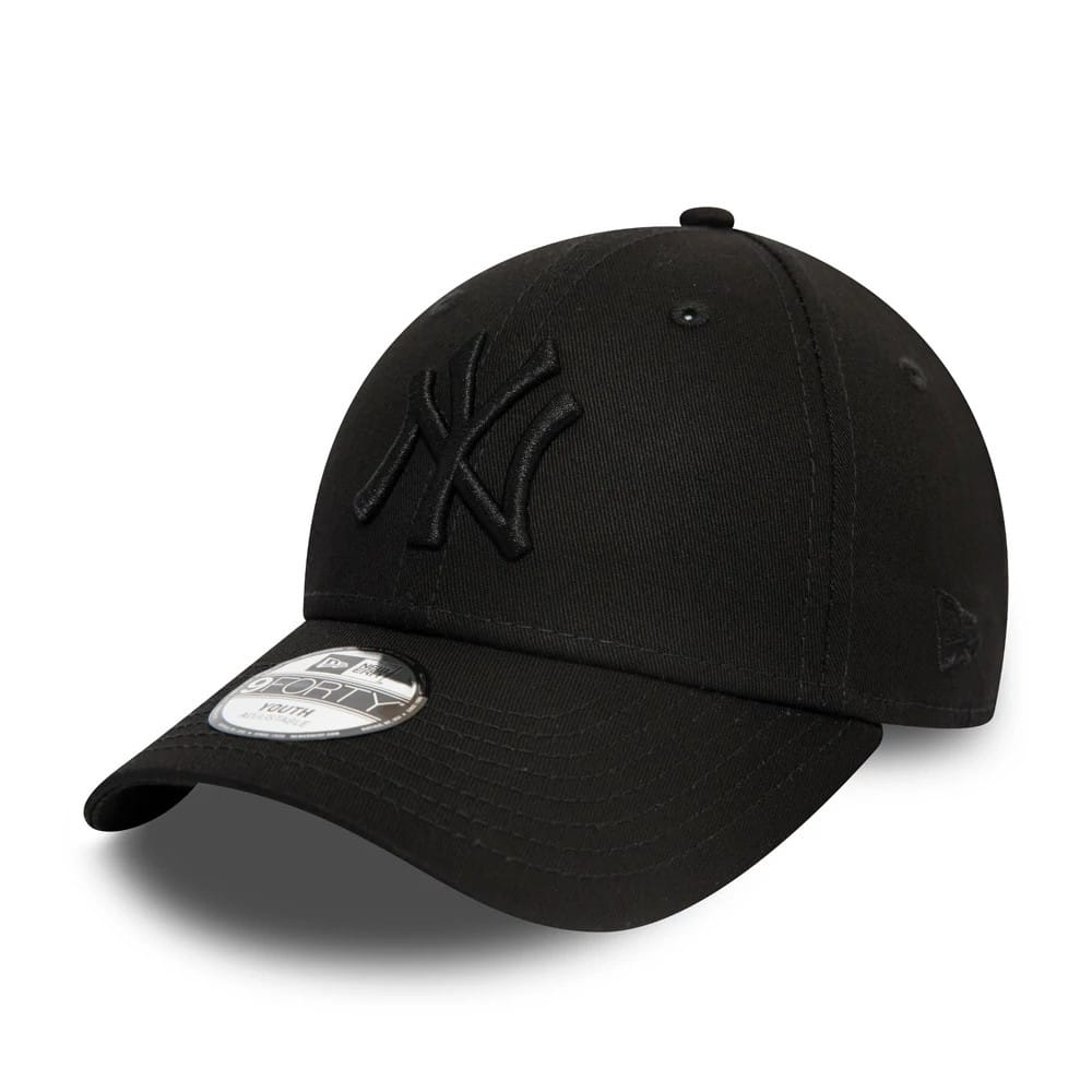 New York Yankees Essential Kids Black On Black 9FORTY Cap-klyvox