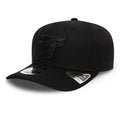 Chicago Bulls Tonal Black 9FIFTY Stretch Snap Cap-klyvox