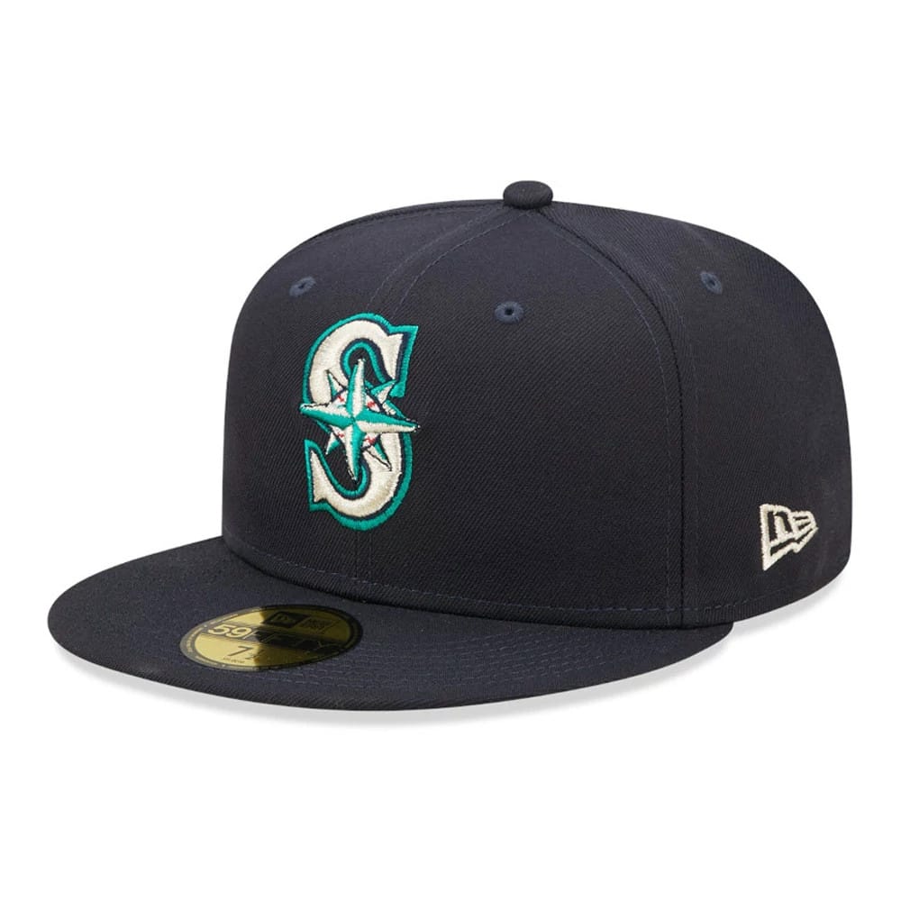 Seattle Mariners AC Perf Navy 59FIFTY Cap-klyvox