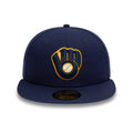 Milwaukee Brewers AC Perf Navy 59FIFTY Cap-klyvox