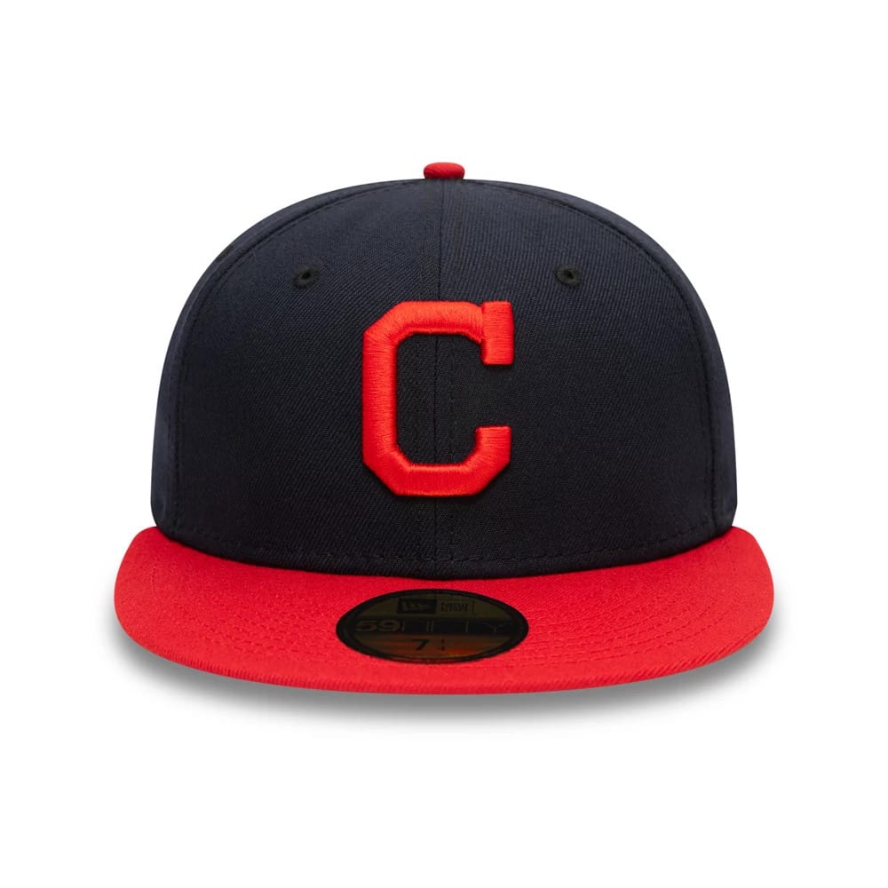 Cleveland Guardians MLB AC Perf Navy 59FIFTY Fitted Cap-klyvox