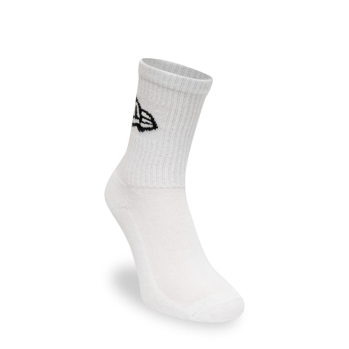 New Era Flag 3 Pack Crew White Sock-klyvox