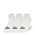 New Era Flag Sneaker 3 Pack White Socks-klyvox