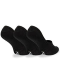 New Era Flag 3 Pack Invisible Black Socks-klyvox