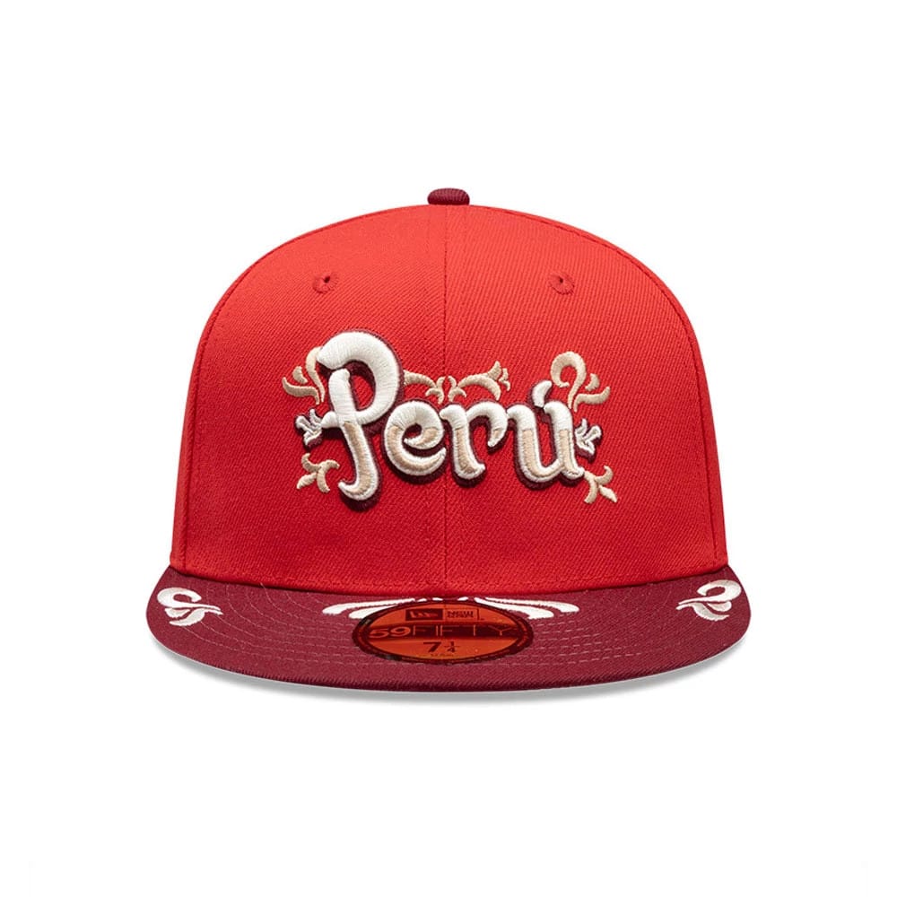 New Era Peru Red 59FIFTY Fitted Cap-klyvox