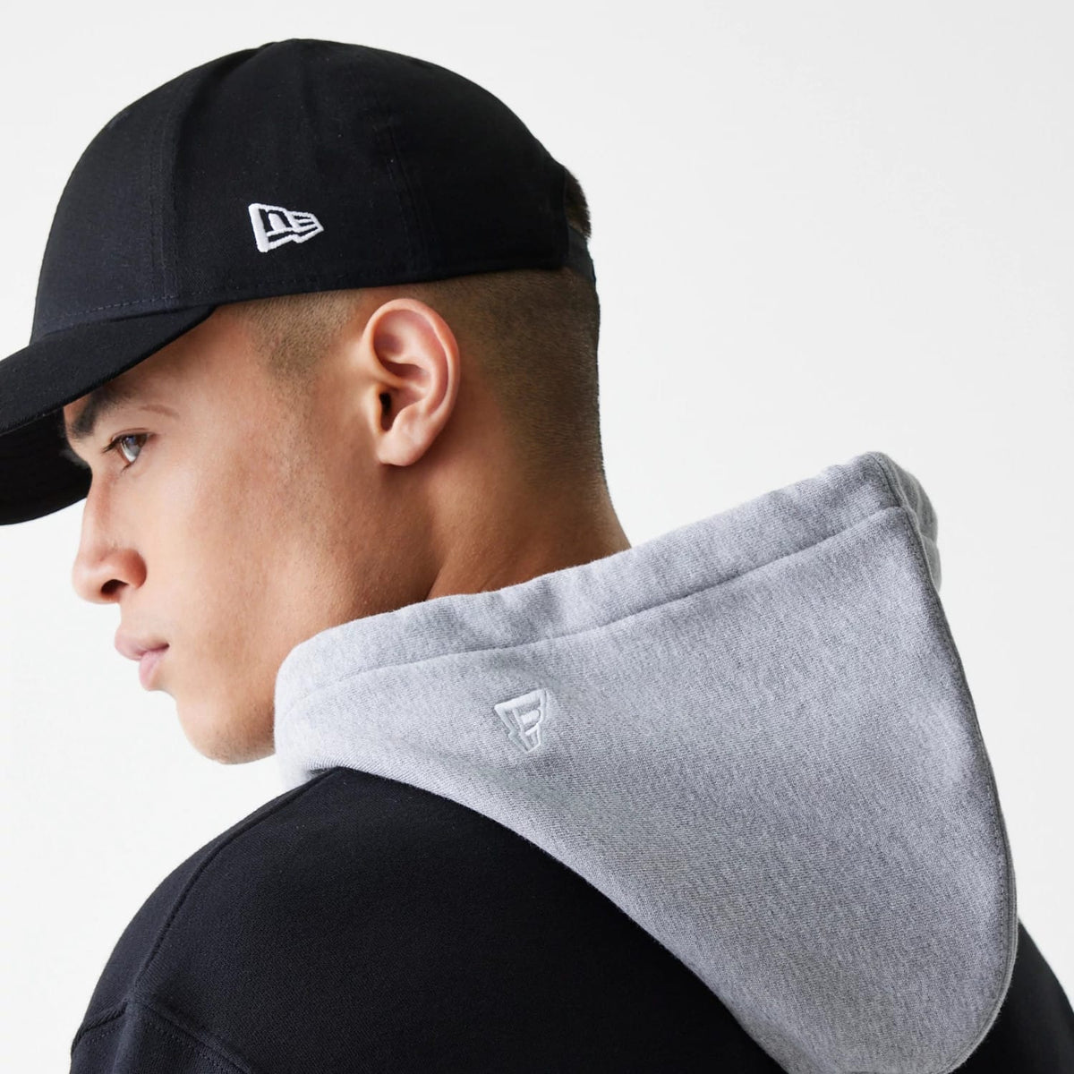New Era Street Dangle Grey Pullover Hoodie-klyvox