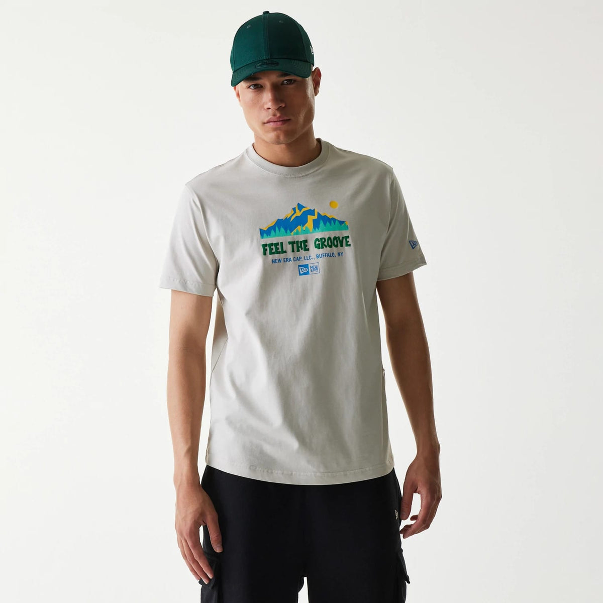 New Era Outdoor Earth Day Stone Side Pocket T-Shirt-klyvox