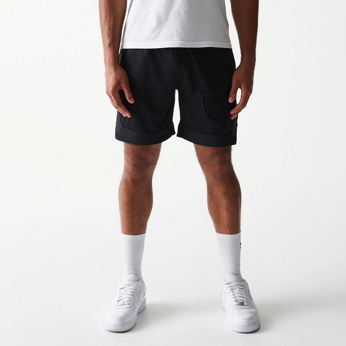 Las Vegas Raiders Tonal Pack Black Shorts-klyvox
