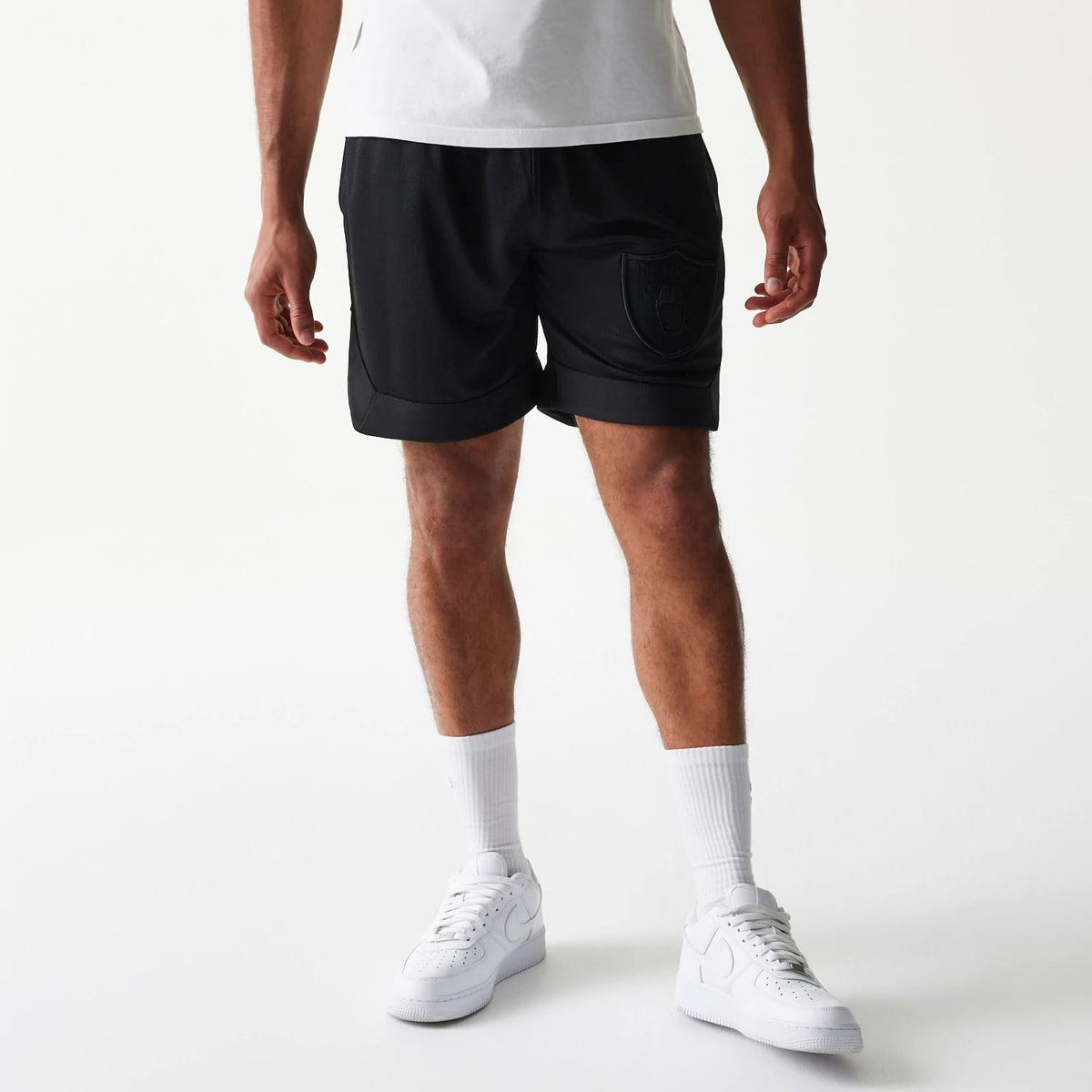 Las Vegas Raiders Tonal Pack Black Shorts-klyvox