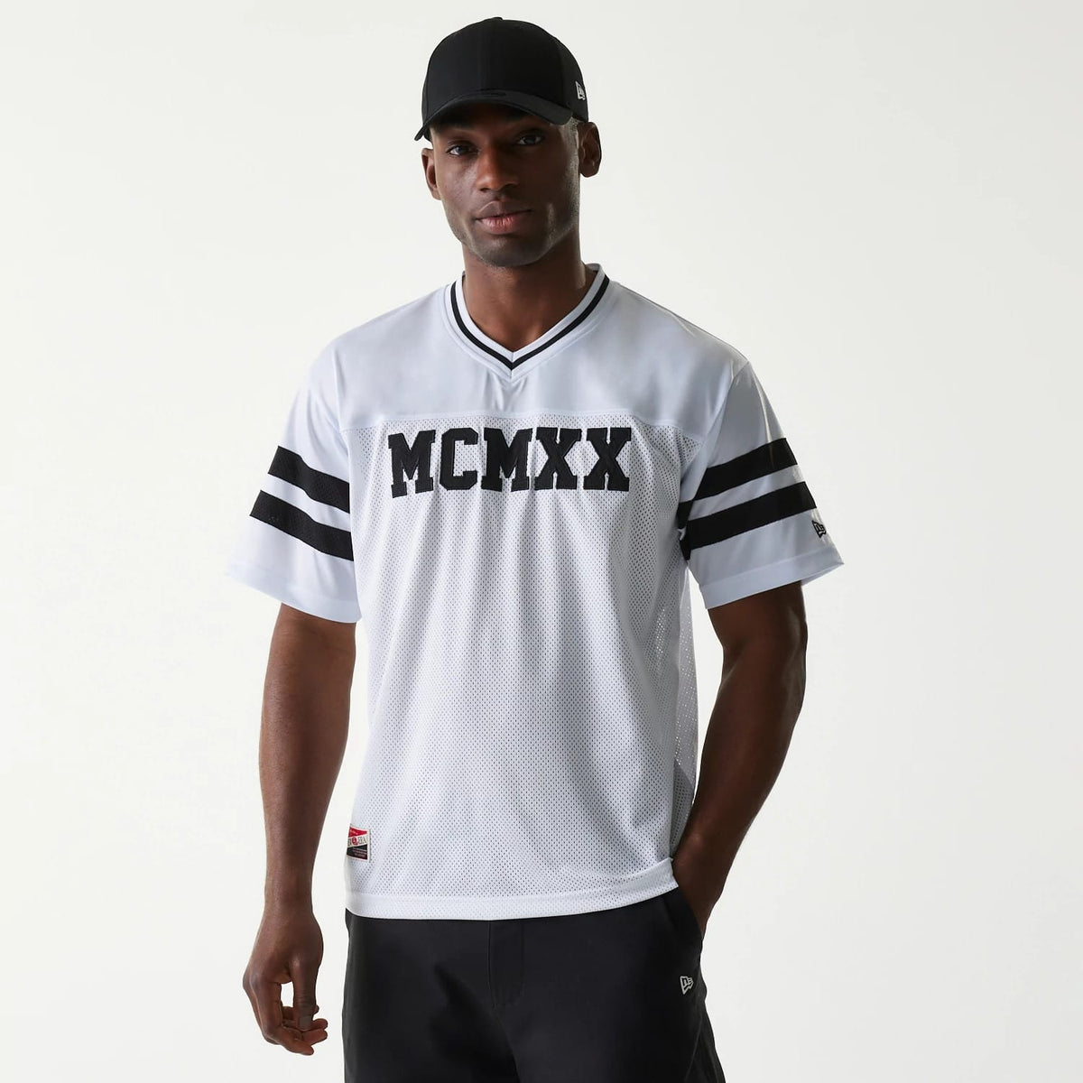 New Era Retro Sports White Mesh Jersey-klyvox