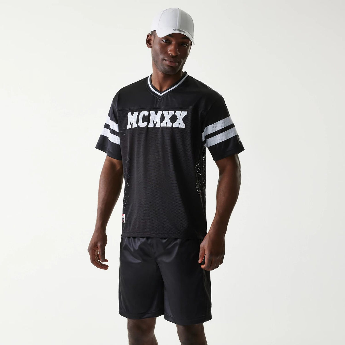 New Era Retro Sports Black Mesh Jersey-klyvox