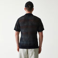 New Era Japan Mesh Black Polo T-Shirt-klyvox