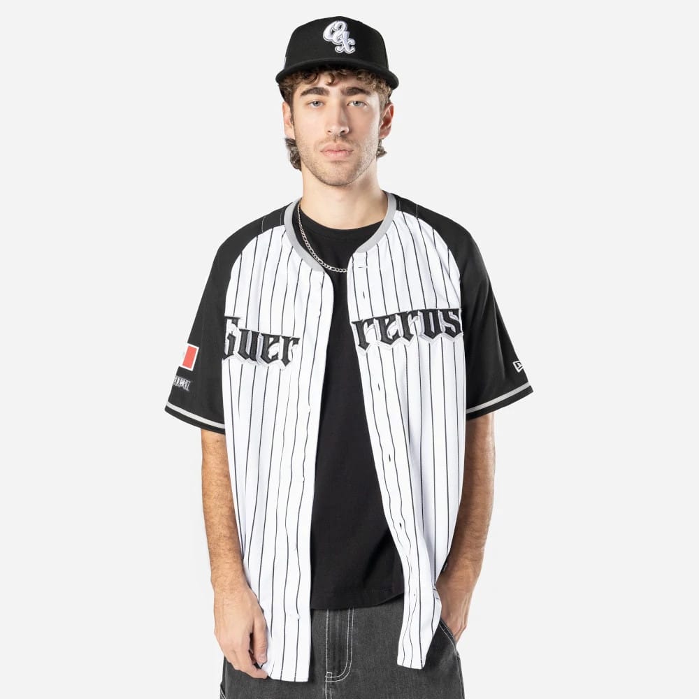 Oaxaca Guerreros Mexico LMB On Field White On-Field Jersey-klyvox