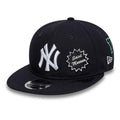 New York Yankees MLB X Saint Mxxxxxx Navy Retro Crown 9FIFTY Snapback Adjustable Cap-klyvox
