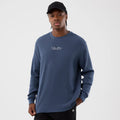 New Era Basic Blue Long Sleeve T-Shirt-klyvox