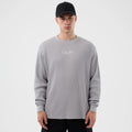 New Era Basic Grey Long Sleeve T-Shirt-klyvox