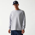 New Era 90s Vibe Grey Long Sleeve T-Shirt-klyvox