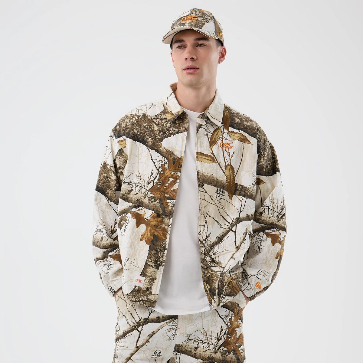 New Era Earthy Skin Real Tree Snow Jacket-klyvox