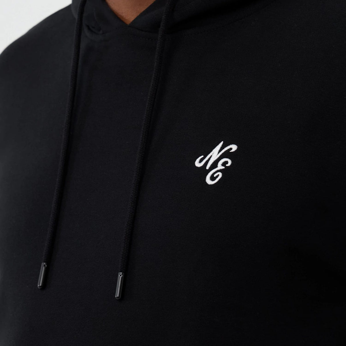 New Era Street Graphic Black Pullover Hoodie-klyvox