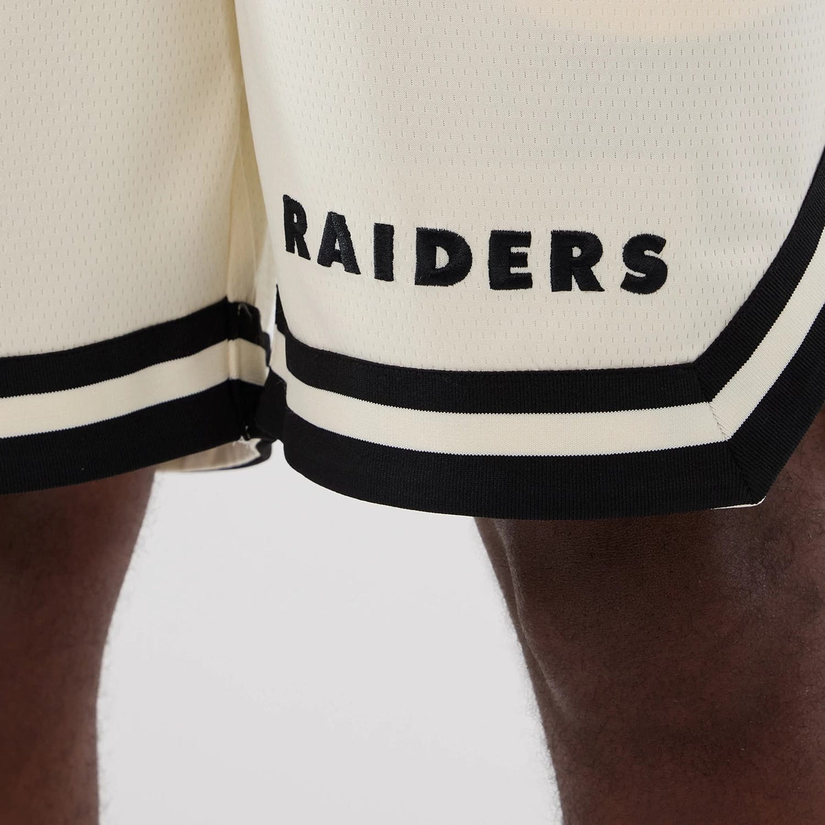 Las Vegas Raiders NFL Historic Cream Shorts-klyvox