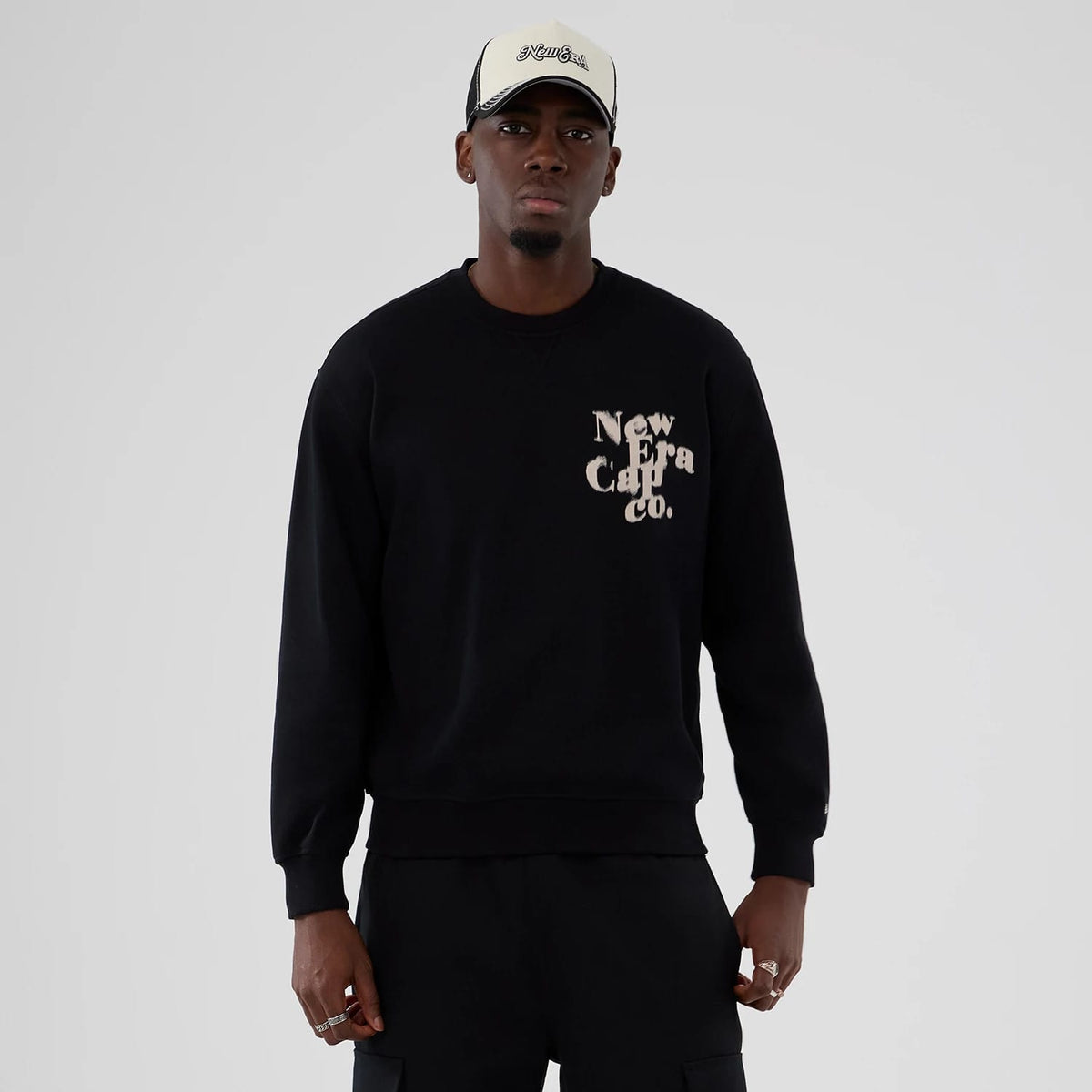 klyvox Company Black Crew Neck Sweater-klyvox