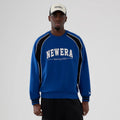 New Era Colour Block Navy Crew Neck Sweater-klyvox