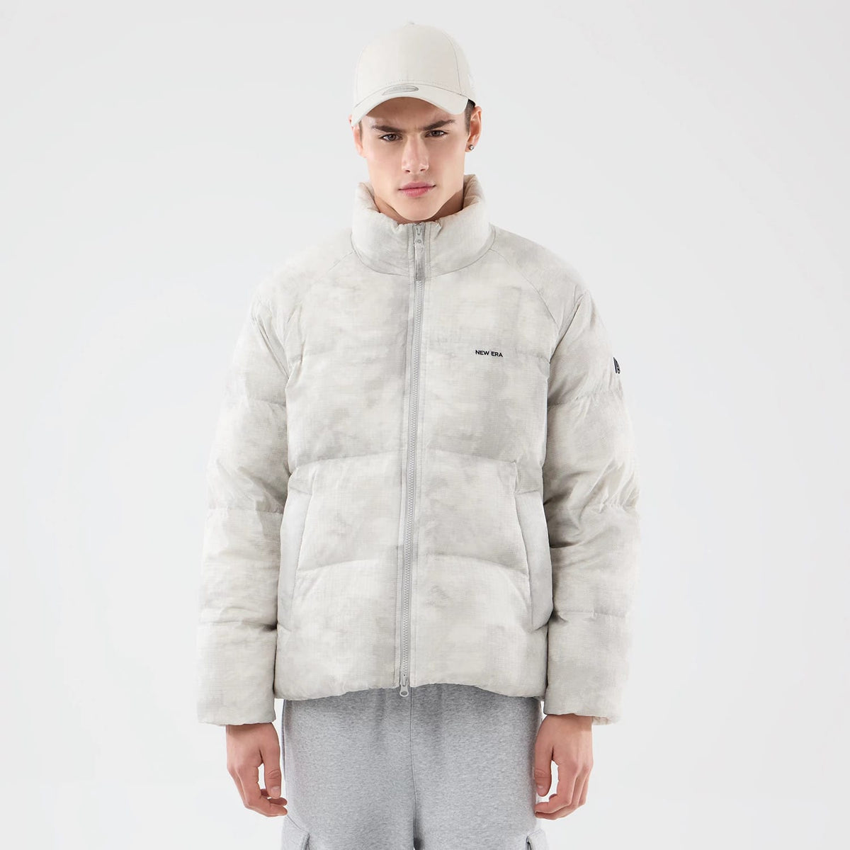 New Era Outdoor Natural Down Jacket-klyvox
