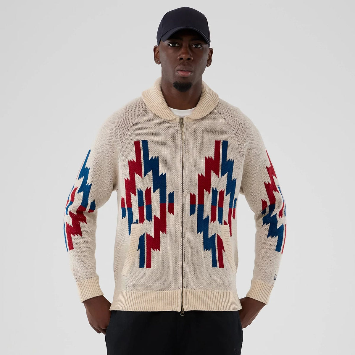 New Era Organic Cowichan Natural Cardigan-klyvox