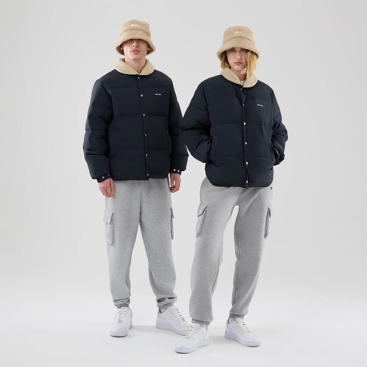 New Era Organic Boa Neck Navy Jacket-klyvox