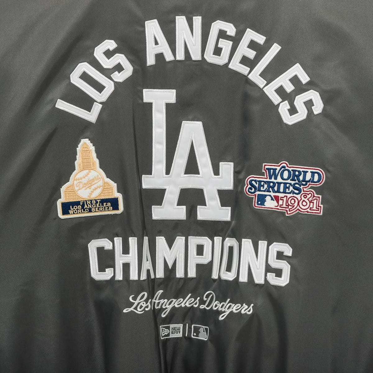 LA Dodgers MLB Grey Stadium Jacket-klyvox