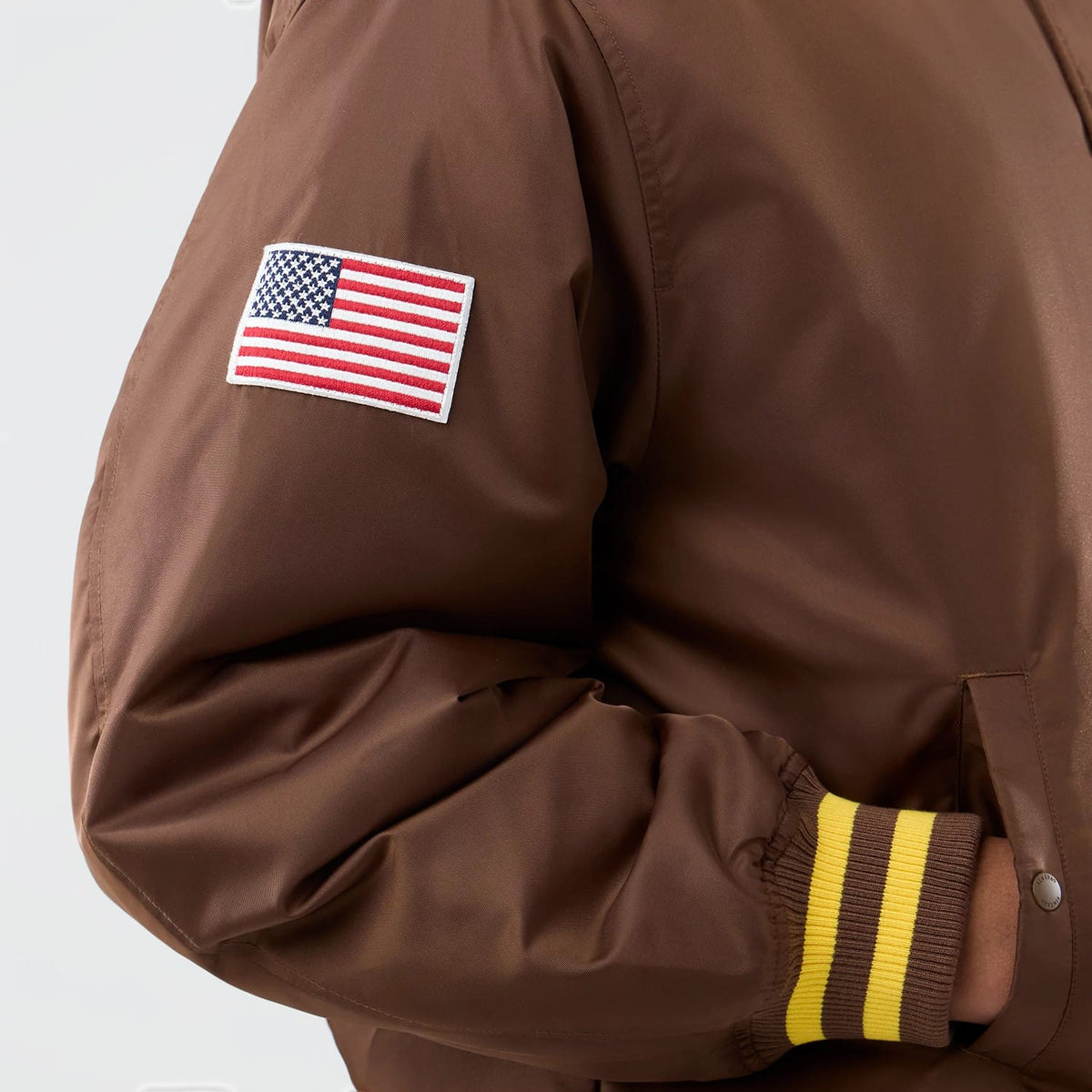 San Diego Padres MLB Authentic Dark Brown Stadium Jacket-klyvox