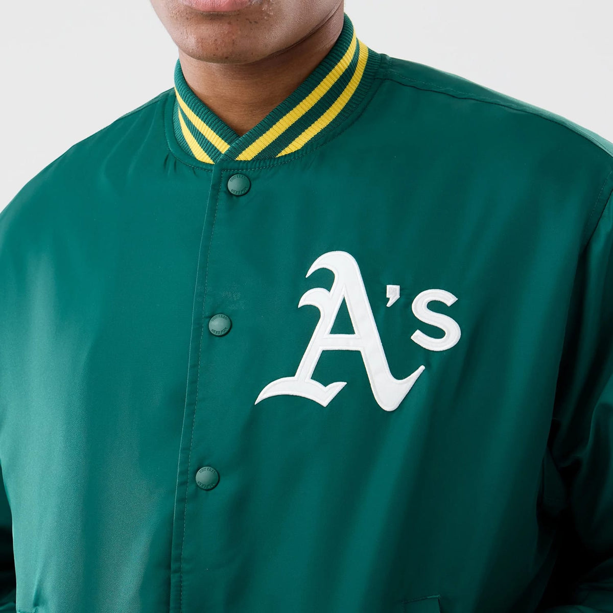 Oakland Athletics MLB Authentic Green Stadium Jacket-klyvox