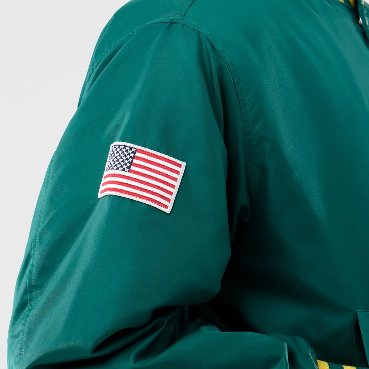 Oakland Athletics MLB Authentic Green Stadium Jacket-klyvox
