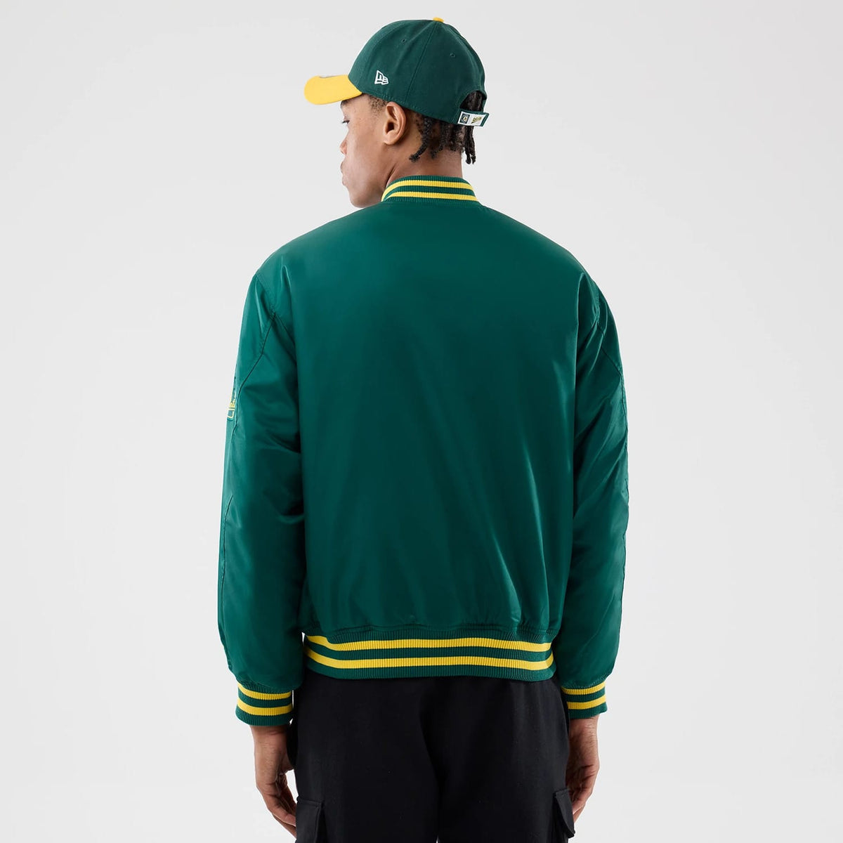 Oakland Athletics MLB Authentic Green Stadium Jacket-klyvox