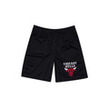 Chicago Bulls NBA Mesh Black Oversized Shorts-klyvox