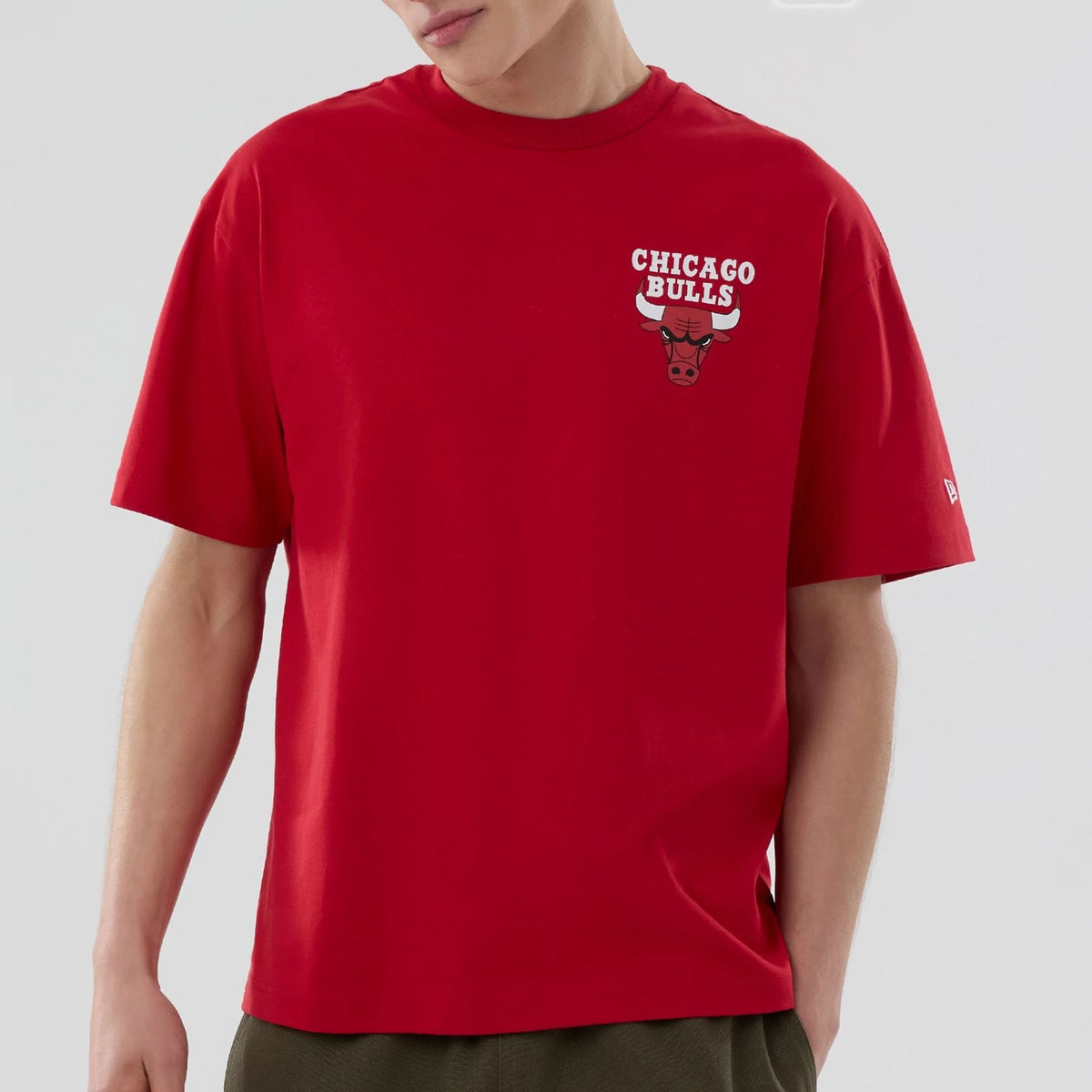 Chicago Bulls NBA logo Red T-Shirt-klyvox