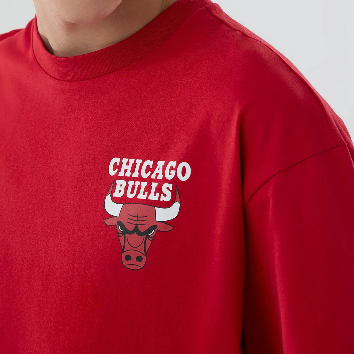 Chicago Bulls NBA logo Red T-Shirt-klyvox