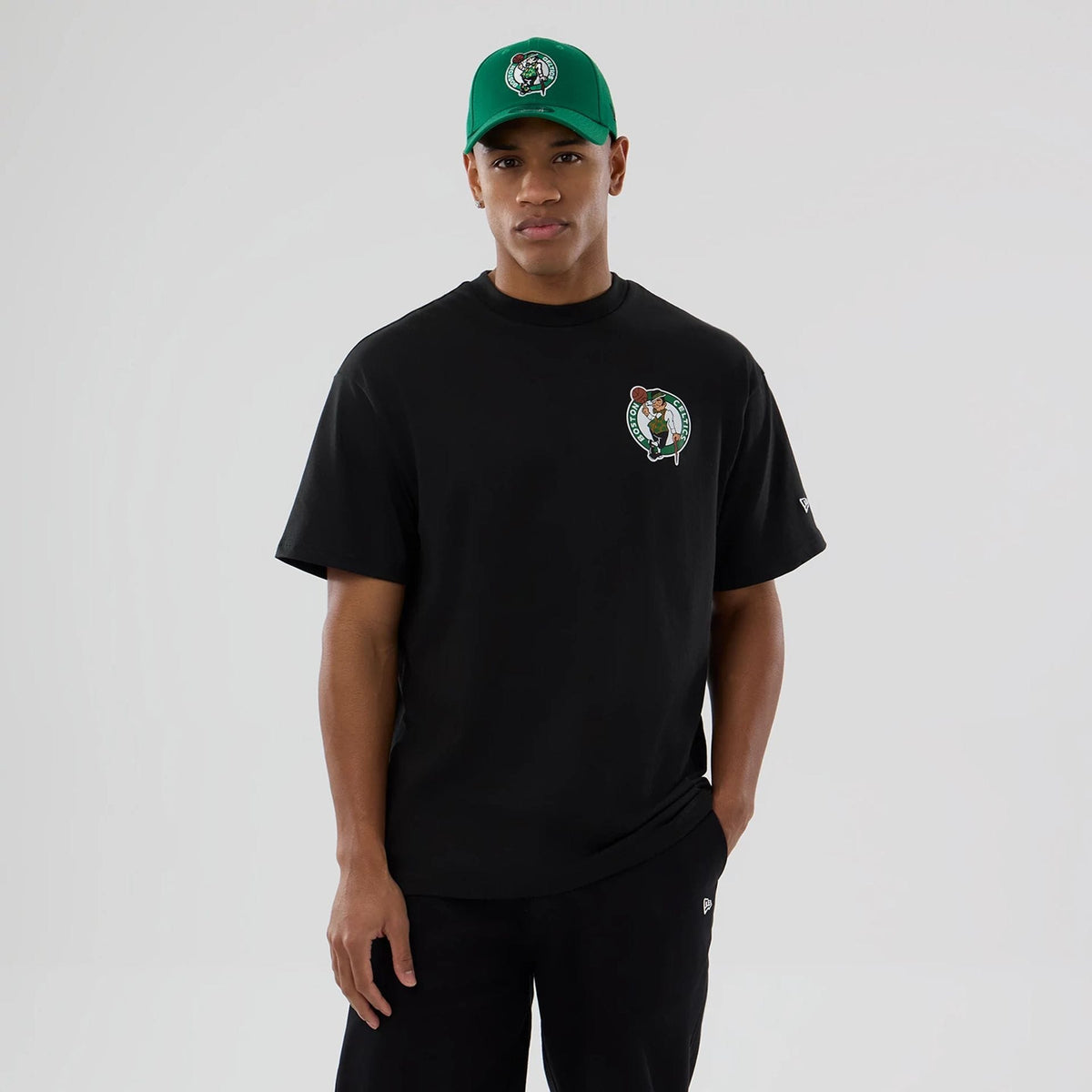 Boston Celtics NBA logo Black T-Shirt-klyvox