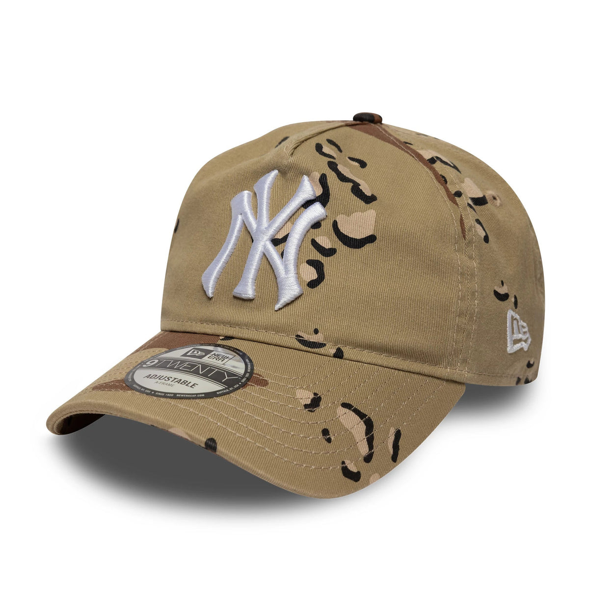 New York Yankees MLB Camo Reserve Desert Camo 9TWENTY A-Frame Adjustable Cap-klyvox