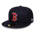 Boston Red Sox MLB Soft Buckram Navy 59FIFTY Fitted Cap-klyvox