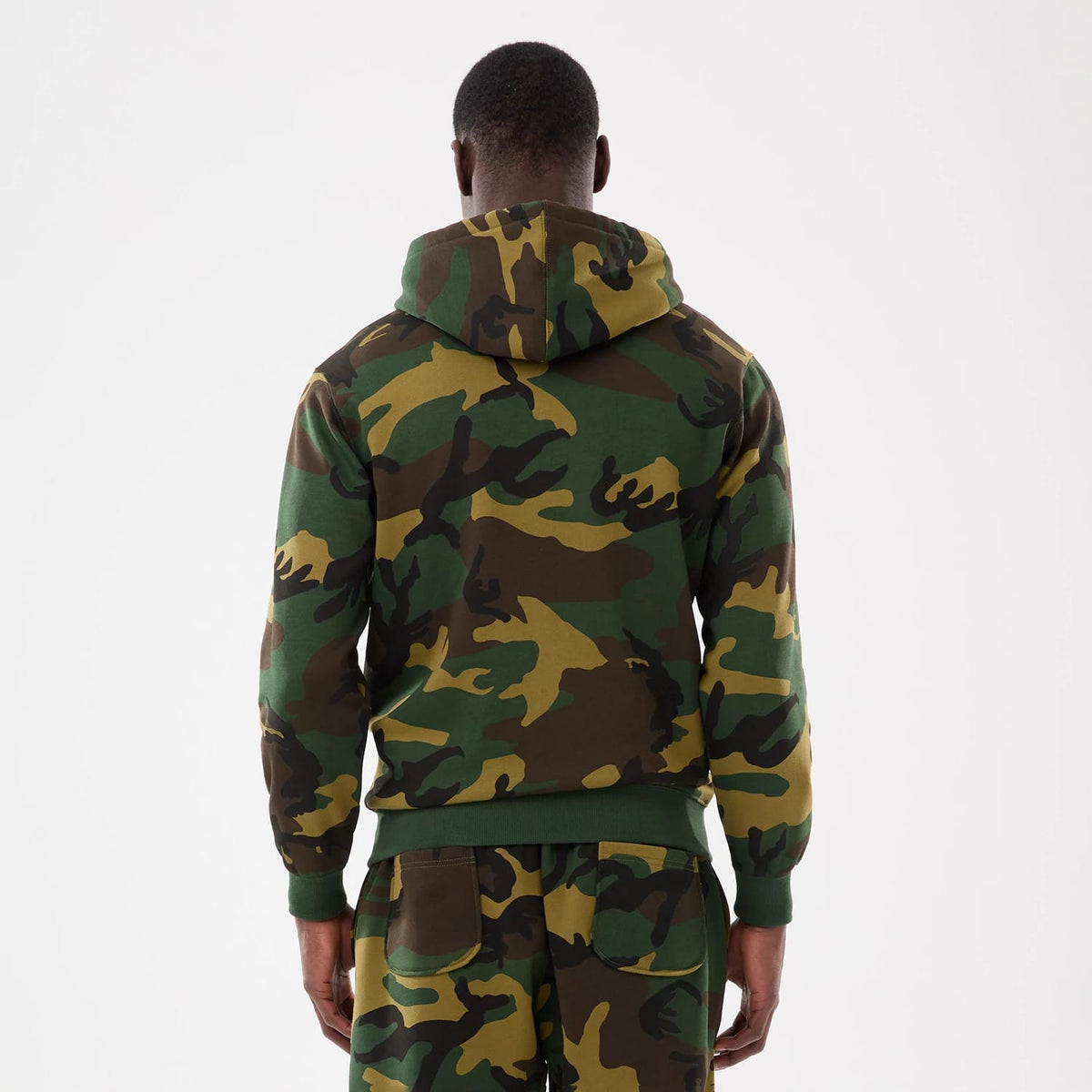 New York Yankees MLB Woodland Camo 2 Way Full Zip Hoodie-klyvox