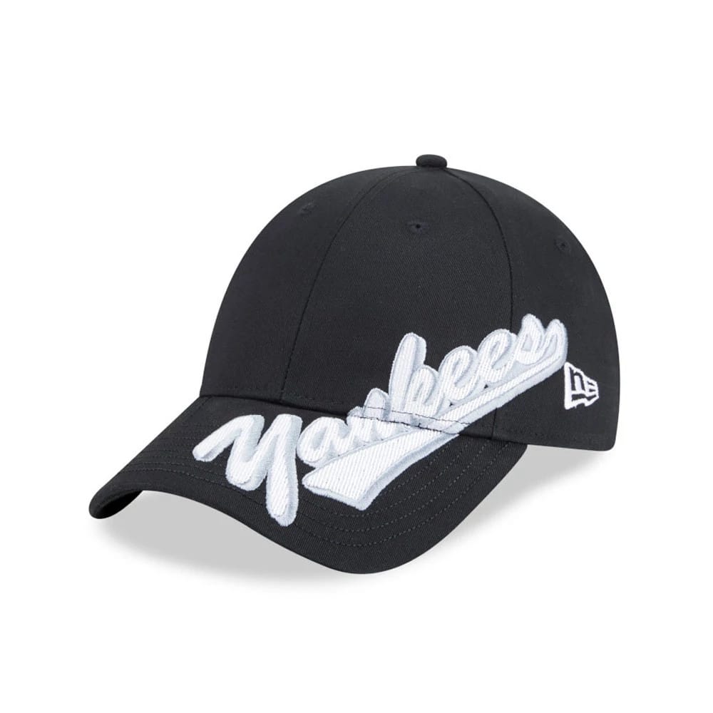 New York Yankees MLB Mix League Black 9FORTY Adjustable Cap-klyvox