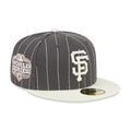 San Francisco Giants MLB Stripes Dark Grey 59FIFTY Fitted Cap-klyvox