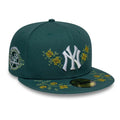 New York Yankees MLB Garden Dark Green 59FIFTY Fitted Cap-klyvox