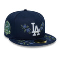 LA Dodgers MLB Garden Dark Blue 59FIFTY Fitted Cap-klyvox