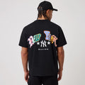 New York Yankees MLB Word Art Black T-Shirt-klyvox