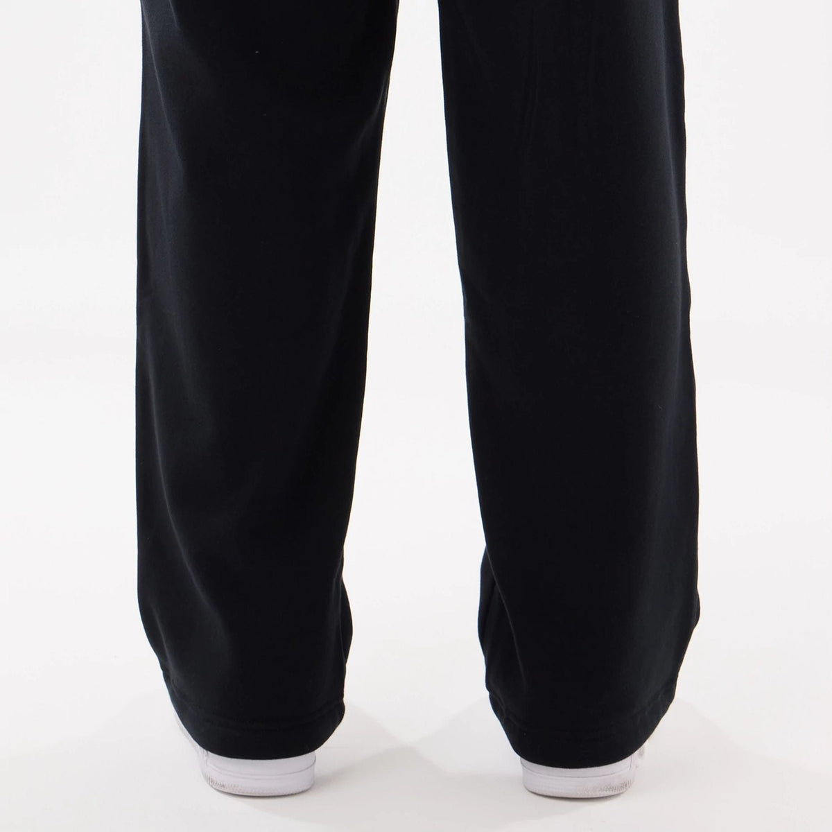 New Era Black Straight Legged Joggers-klyvox