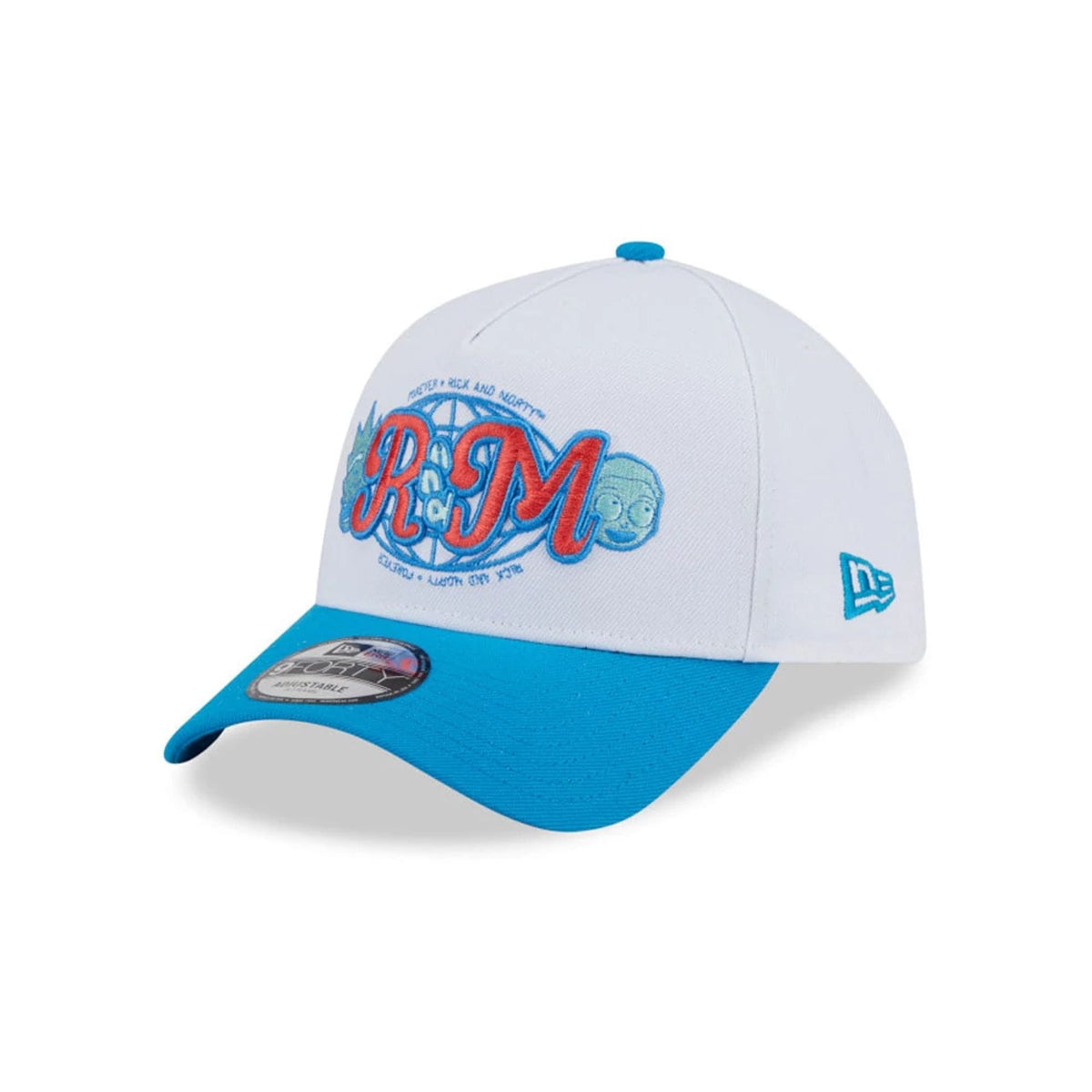 Rick And Morty White 9FORTY A-Frame Adjustable Cap-klyvox