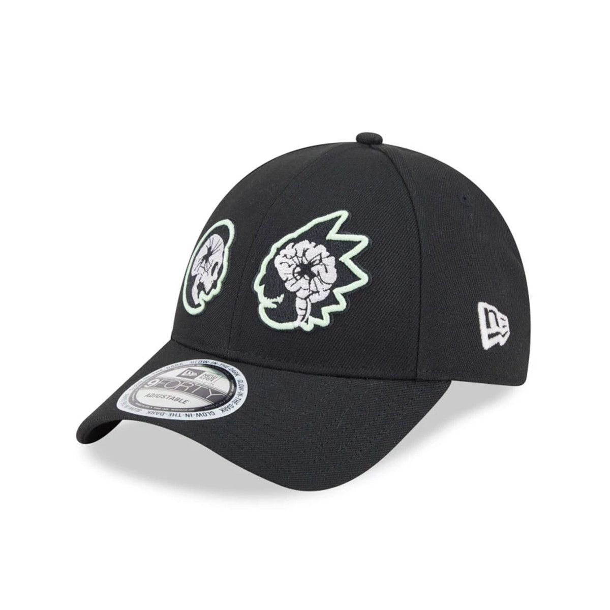 Rick And Morty Glow In The Dark Black 9FORTY Adjustable Cap-klyvox